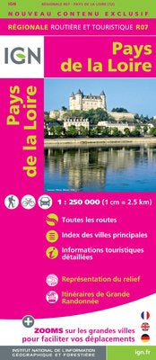 R07: Pays de la Loire Map - 1:250,000