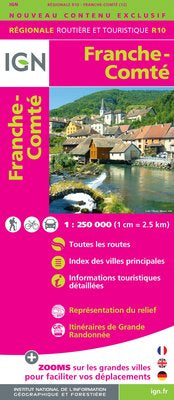 R10: Franche Comte Map - 1:250,000