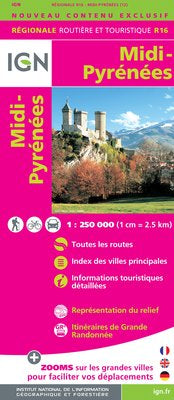 R16: Midi-Pyrenees - 1:250,000