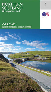 OS Road 1 - Northern Scotland, Orkney & Shetland